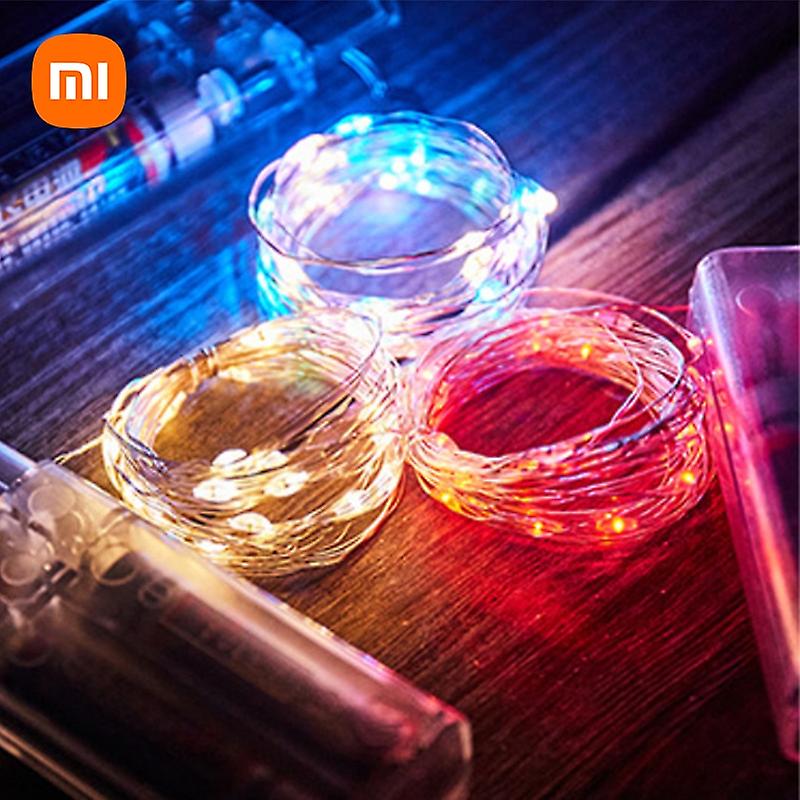 Xiaomi Led Copper Wire Fairy Lights Battery Powered Led String Lights Party Wedding Indoor