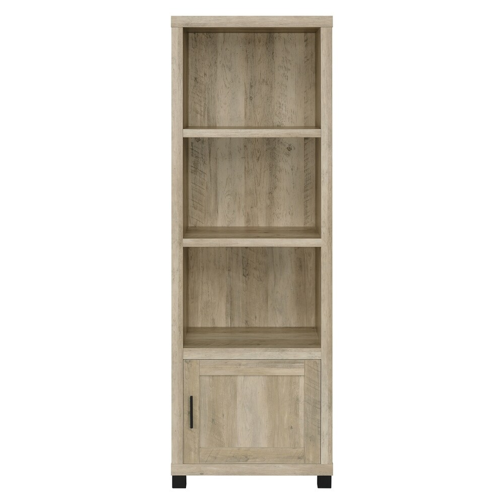 Trenton 3 Shelf Bookcase With Storage Cabinet