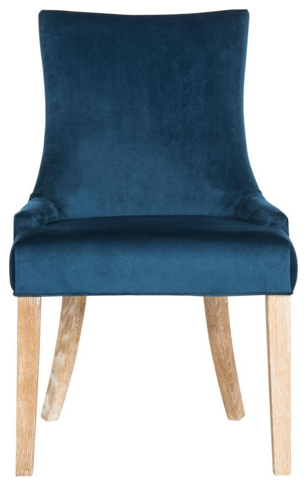 De De 19  x27 x27h Dining Chair Set of 2 Navy   Contemporary   Dining Chairs   by Virgil Stanis Design  Houzz