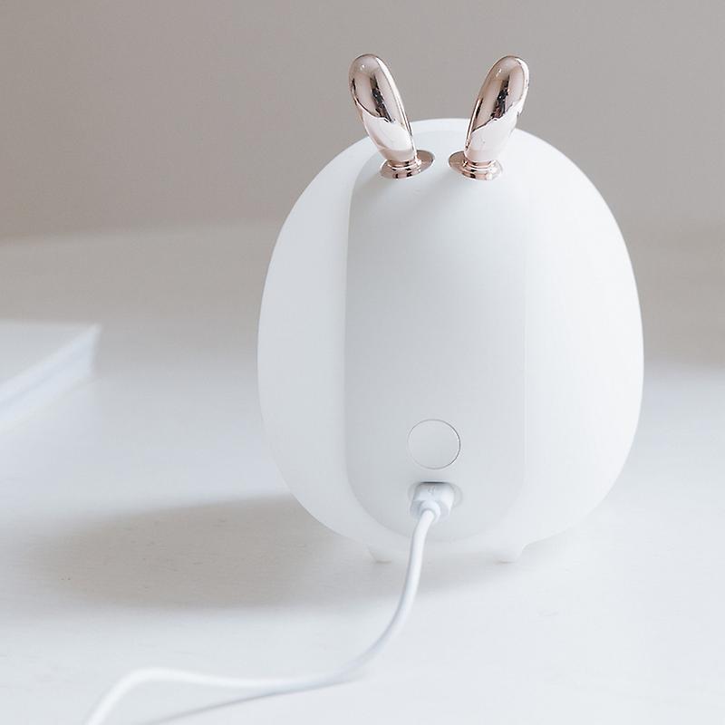 Deer Rabbit Led Night Light Soft Silicone Dimmable Night Light Usb Rechargeable For Kids Baby Gift Bedside Bedroom Night Lamp