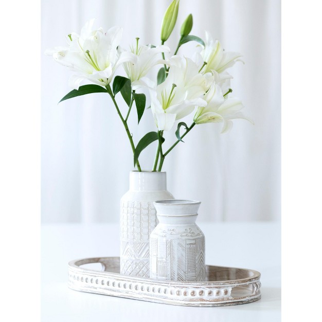 Small White Austin Vase Shiraleah