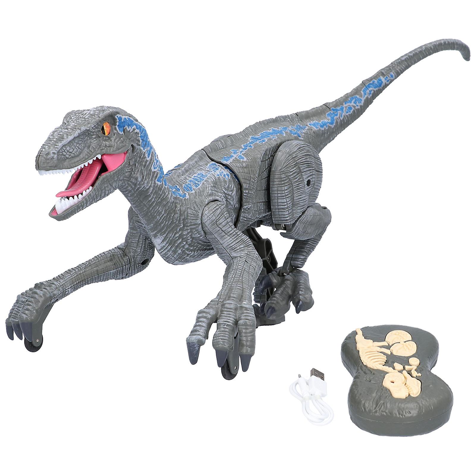 5 Channels 2.4ghz Remote Control Dinosaur Large Dinosaur Toys With Sound Light For Childcyan