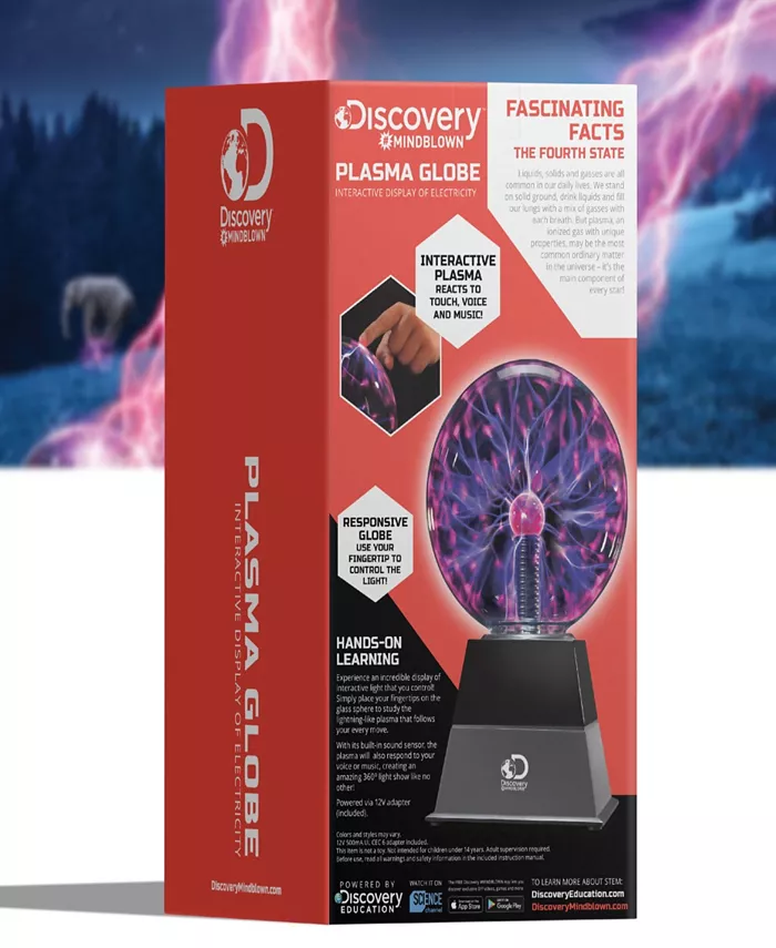 Discovery #MINDBLOWN Plasma Globe  Interactive Display of Electricity