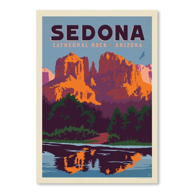 Americanflat Vintage Botanical Sedona Az By Anderson Design Group Poster