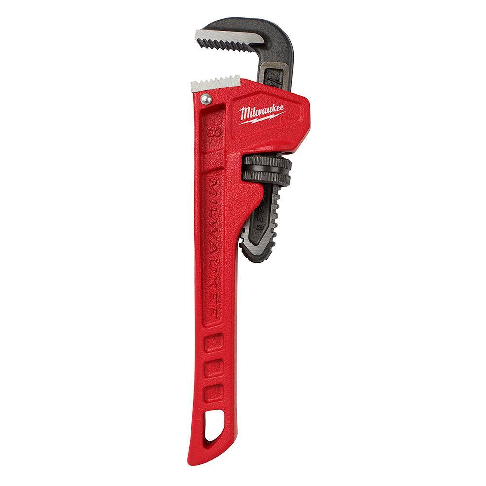 MW 8 in. Steel Pipe Wrench 48-22-7108