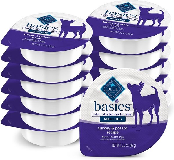 Blue Buffalo Basics Skin and Stomach Care Grain-Free Turkey and Potato Small Breed Adult Wet Dog Food