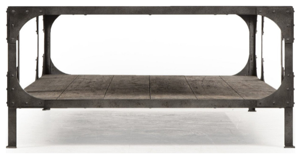 Tyler Coffee Table   Industrial   Coffee Tables   by Rustic Home Furniture Deco  Houzz