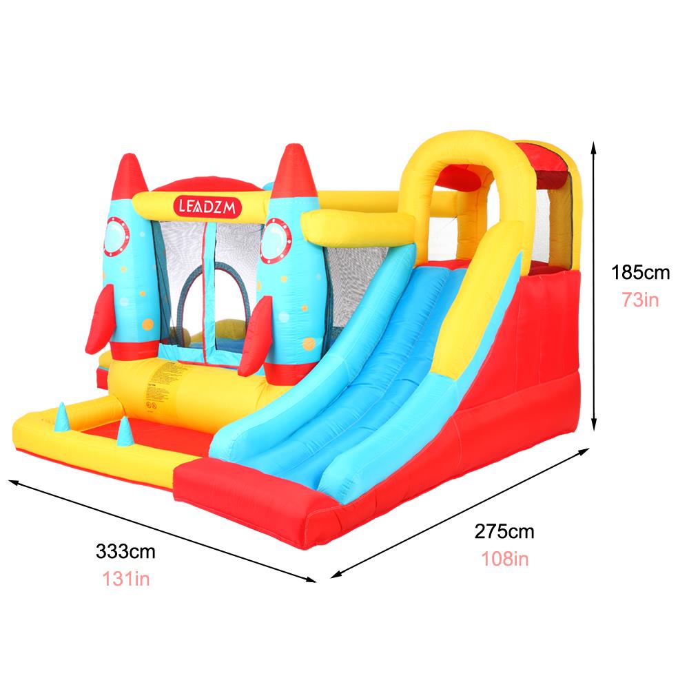 Ktaxon Toys Inflatable Bounce， Party Castle House with 450W Air Blower for 2-3 Kids