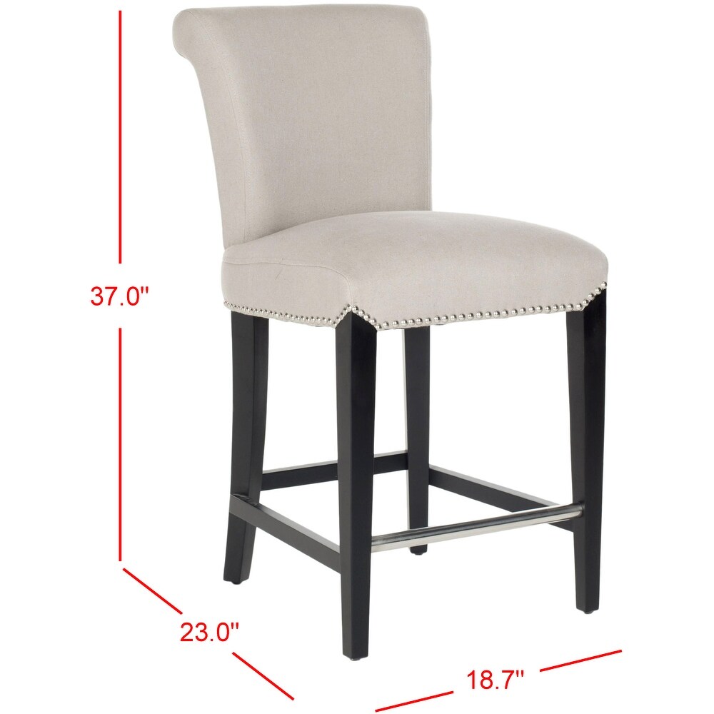 SAFAVIEH Seth Beige 26 inch Counter Stool   18.7\