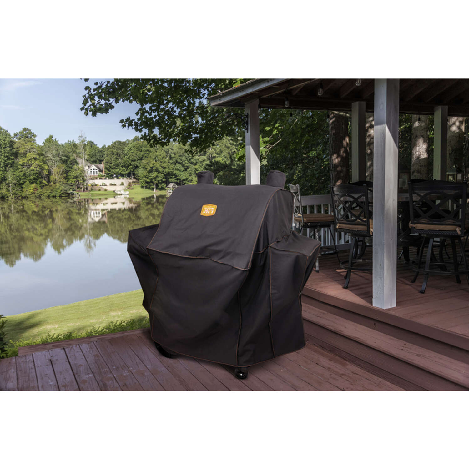 Oklahoma Joes Black Grill Cover For Rider 900