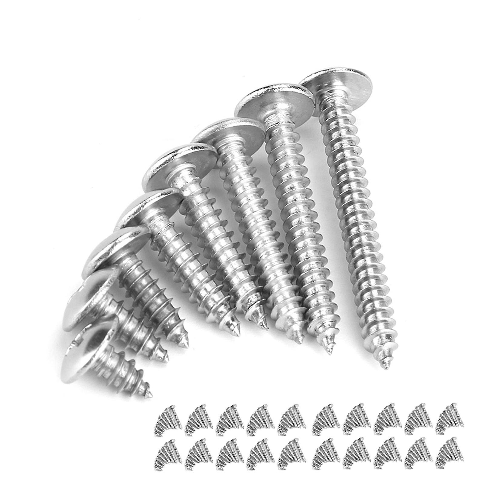 200pcs M4 Truss Head Screw Stainless Steel Self Tapping Screw Assortment Kit