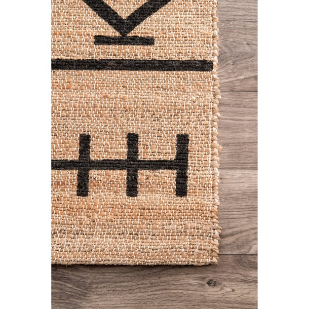 Hand Loomed Fiber Barry Area Rug Natural Nuloom