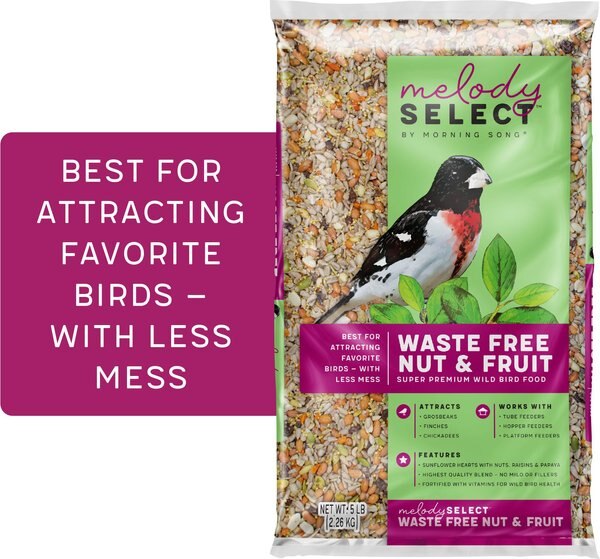 Melody Select Waste Free Nut and Fruit Bird Food