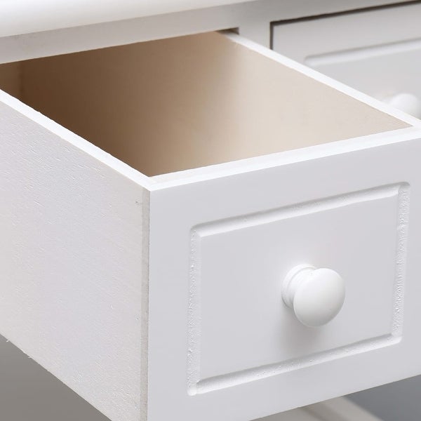 vidaXL Side Table White 15.7