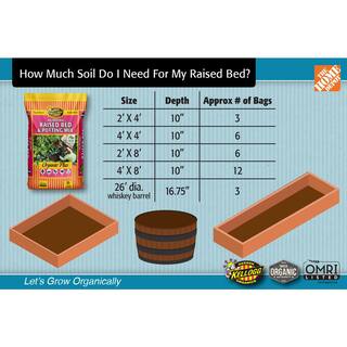 Kellogg Garden Organics 2 cu. ft. All Natural Raised Bed and Potting Mix Premium Outdoor Container Mix 6490