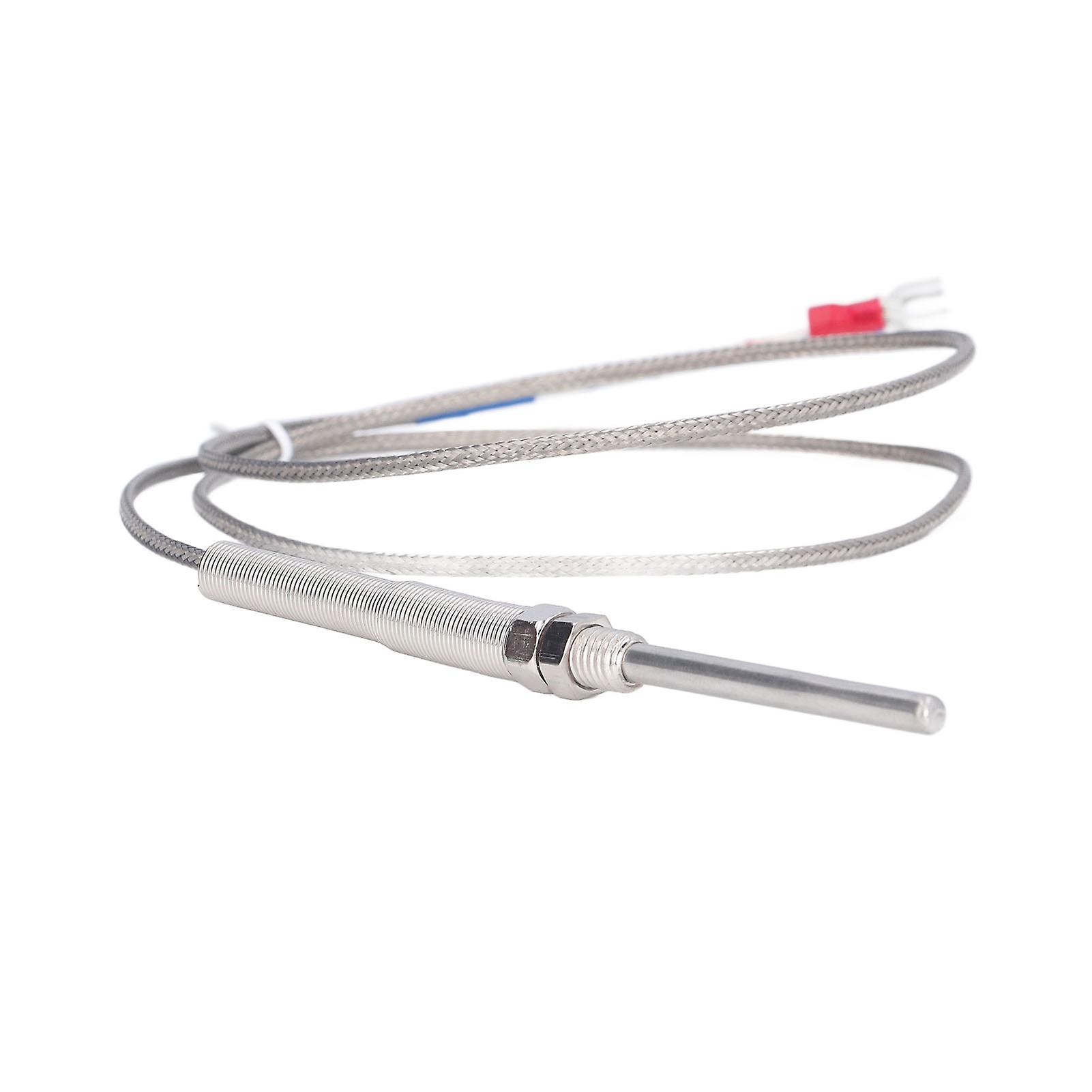 Berm K Type Thermocouple Temperature Controller Sensor 0400 50mm Probe 1meter Wire