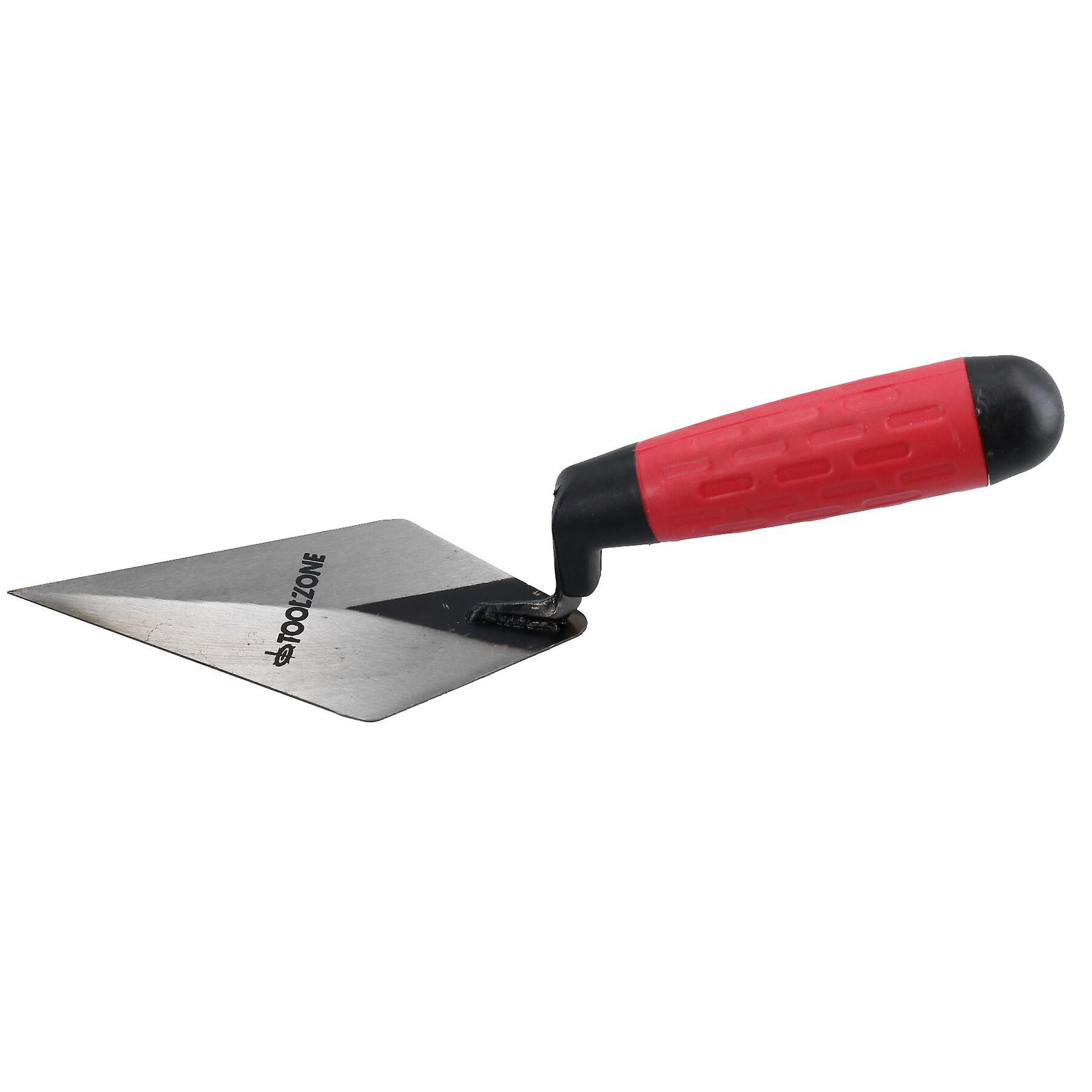 6” Pointing Trowel for Brick Block laying Cement Plastering Soft Grip handle