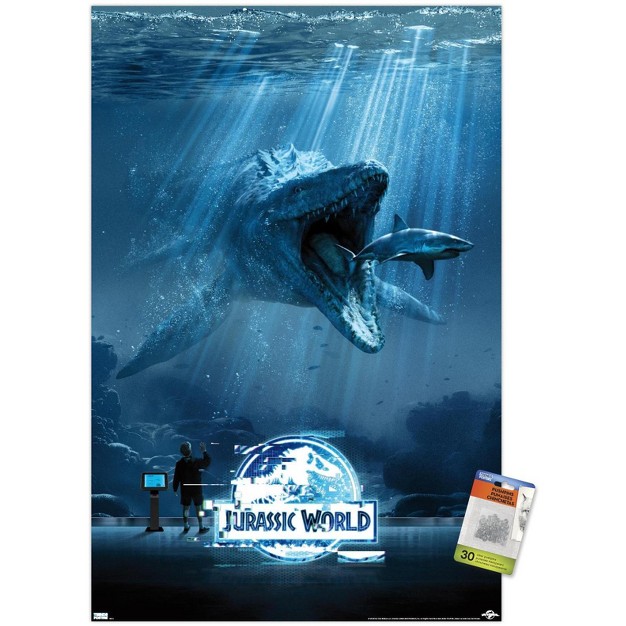 Trends International Jurassic World Water Unframed Wall Poster Prints