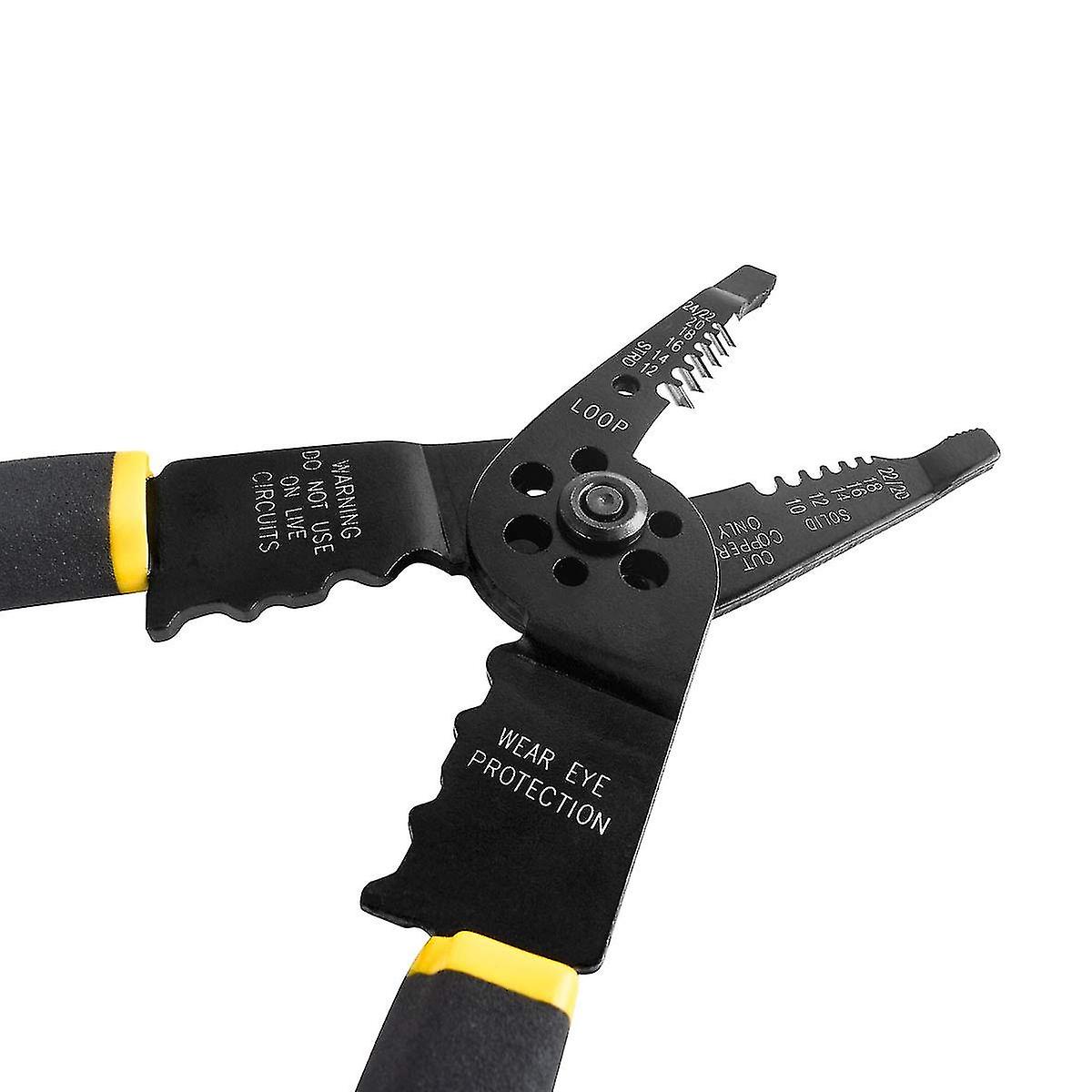 Wire Stripper -tool For Cutting Cables Screws S With Serrated To Split Wires Crimp Terls And Connects 210mm