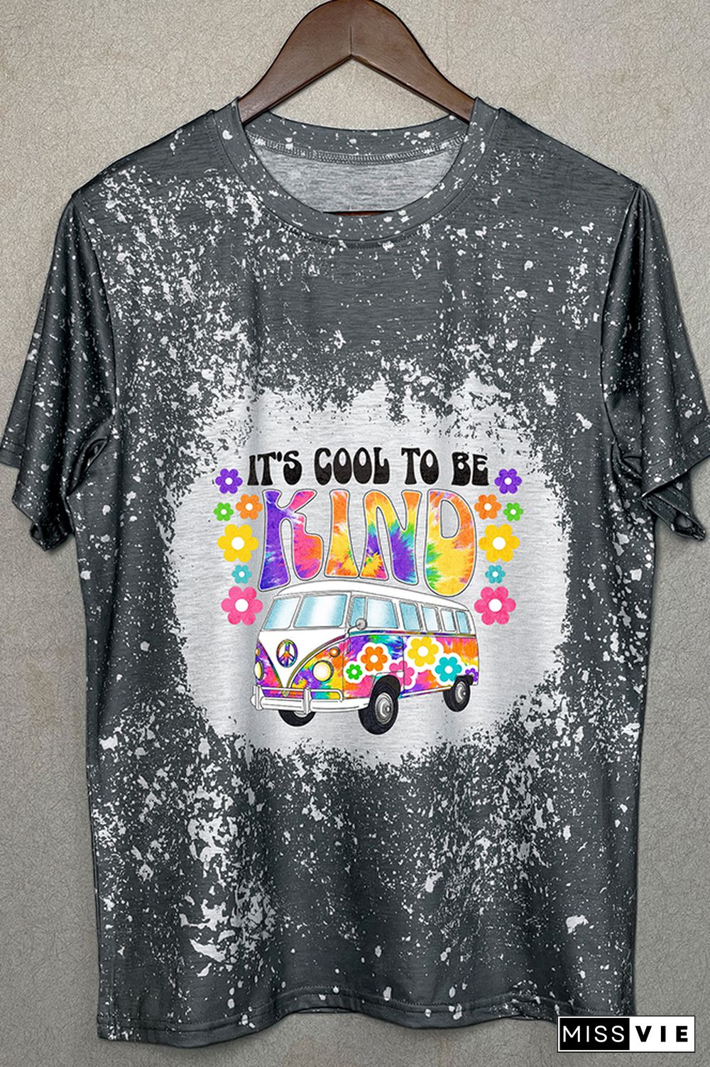 Cool To Be Kind Retro Bus Graphic Tee Wholesale