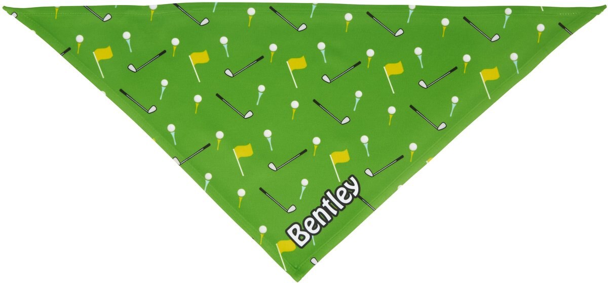 Frisco Golf Personalized Dog and Cat Bandana