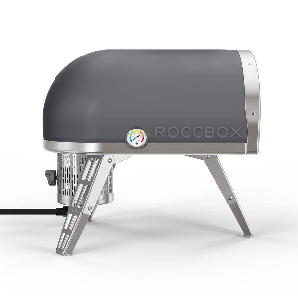 GOZNEY Roccbox Propane Outdoor Pizza Oven 12 in. Grey GRPGYUS1627