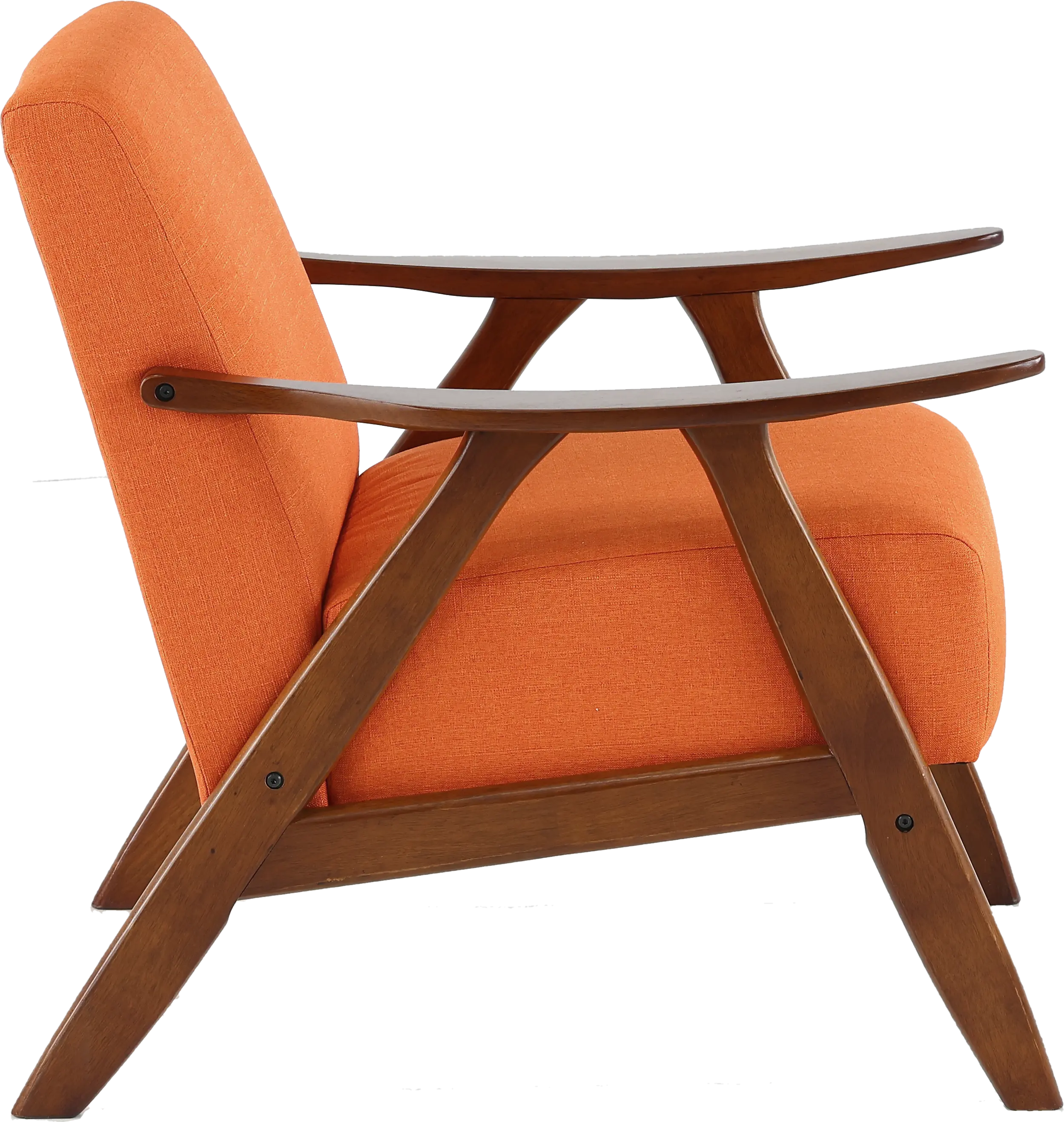 Damala Orange Accent Chair