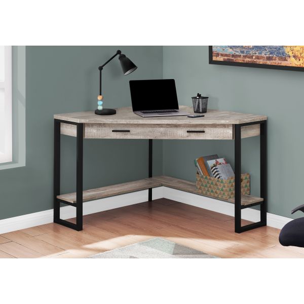 Computer Desk， Home Office， Corner， Storage Drawers， 42