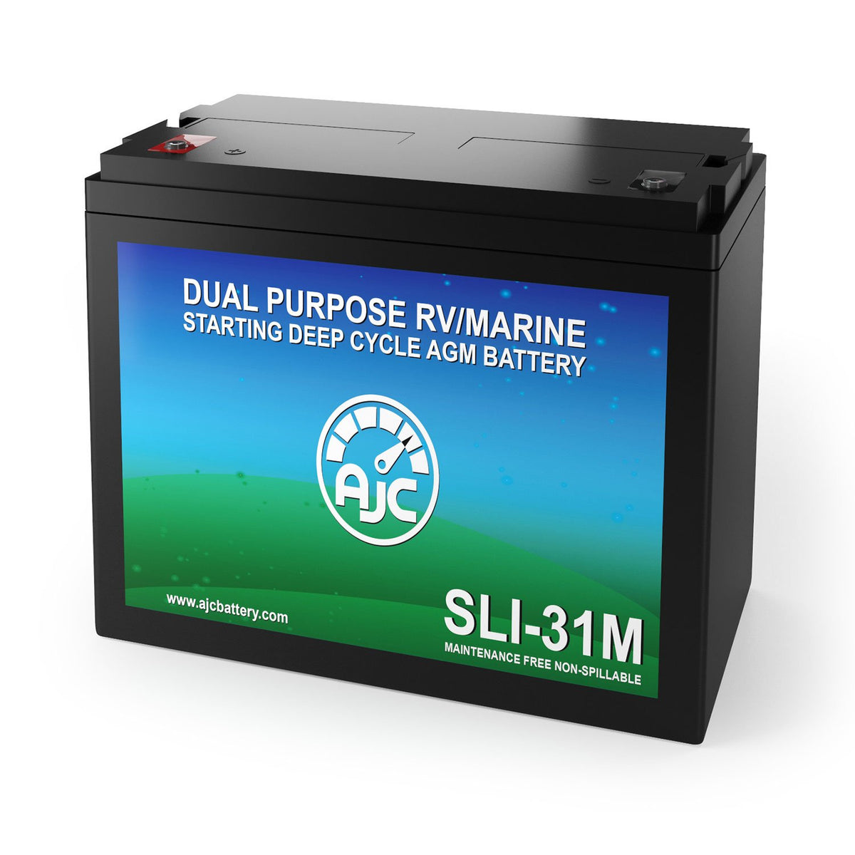 AJC Group 31M Dual Purpose Starting and Deep Cycle SLI Battery BatteryClerkcom SLI