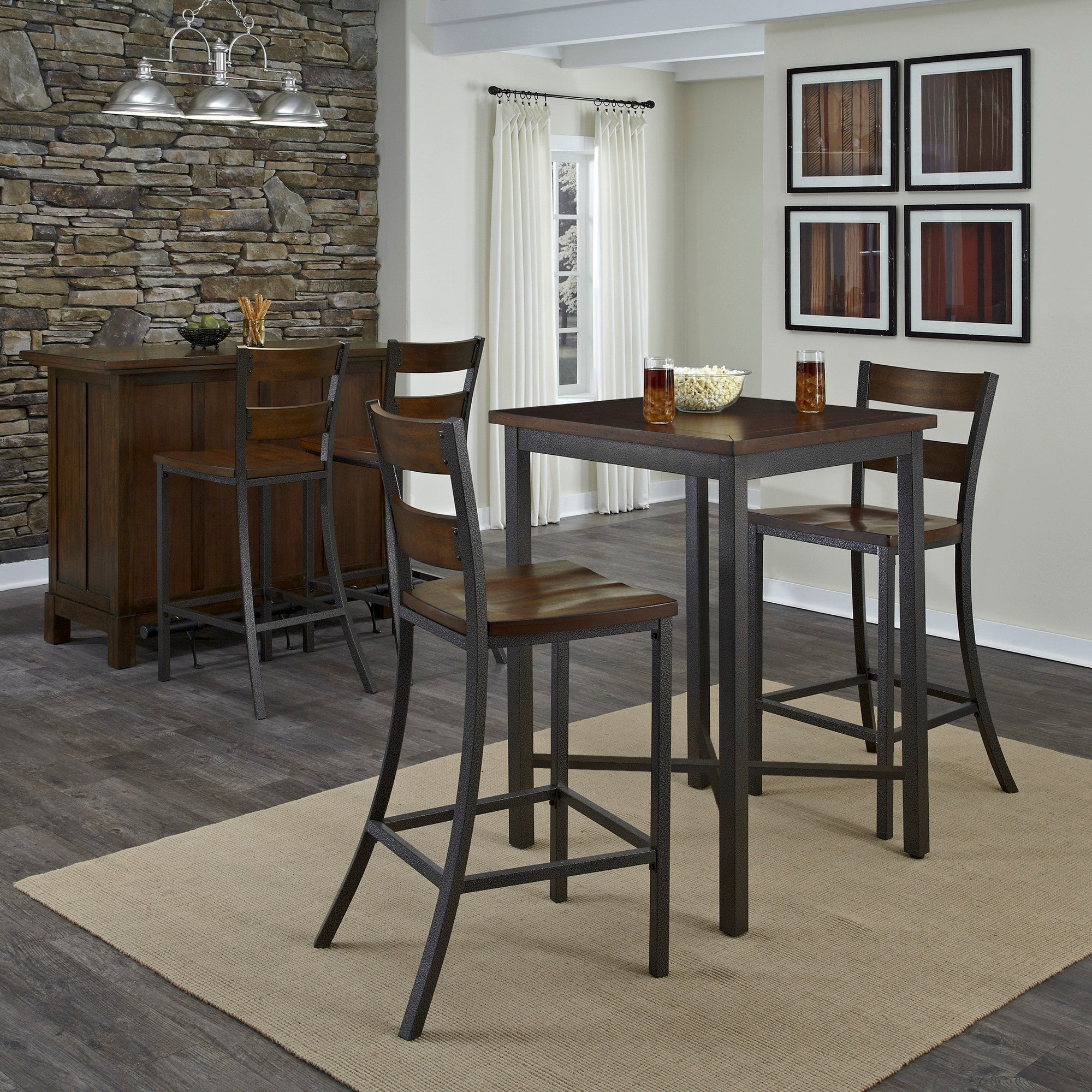 Cabin Creek Brown Bar Stool