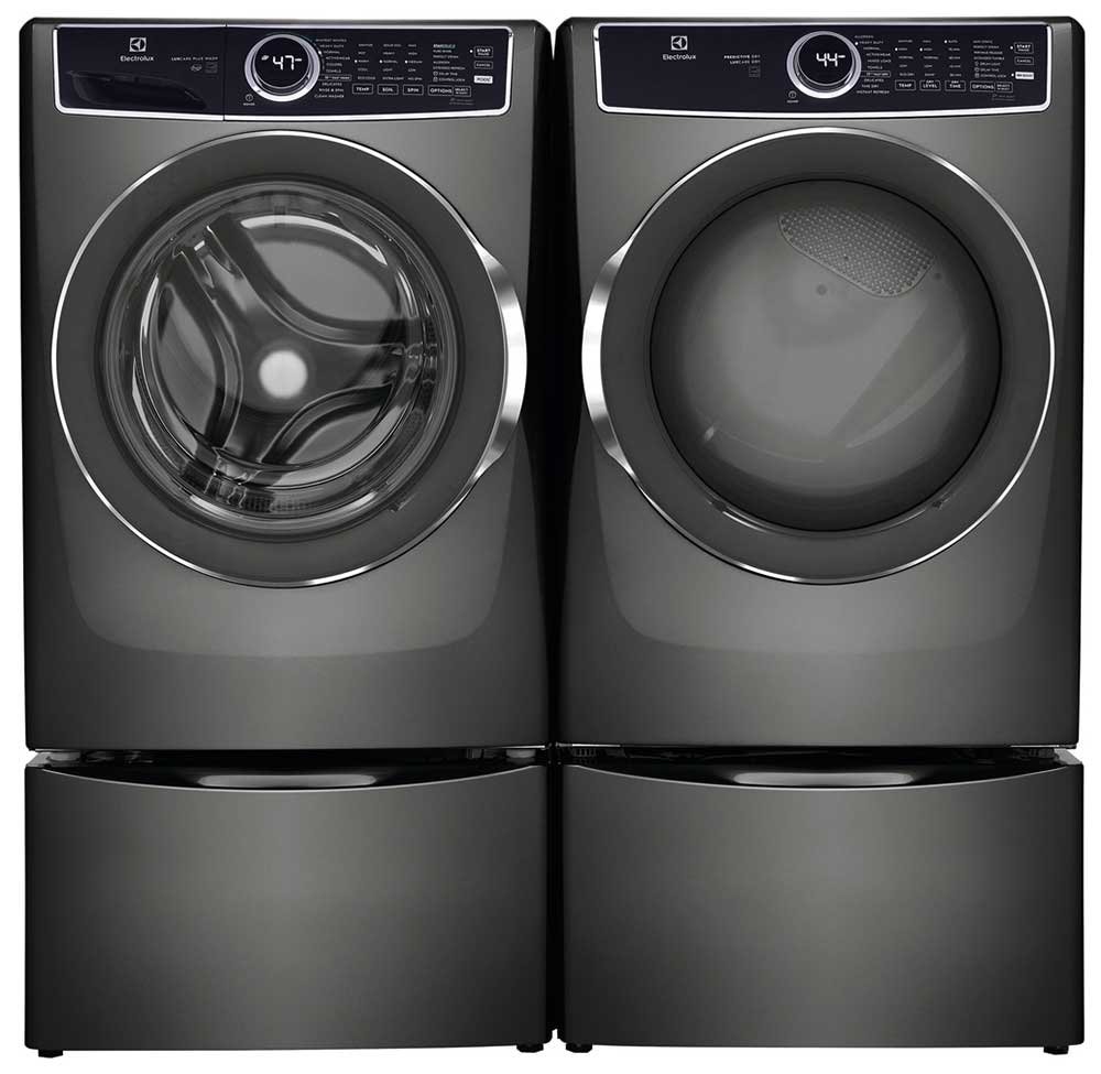 Electrolux 8 Cu. Ft. Titanium Front Load Perfect Steam Gas Dryer With Predictive Dry And Instant Refresh