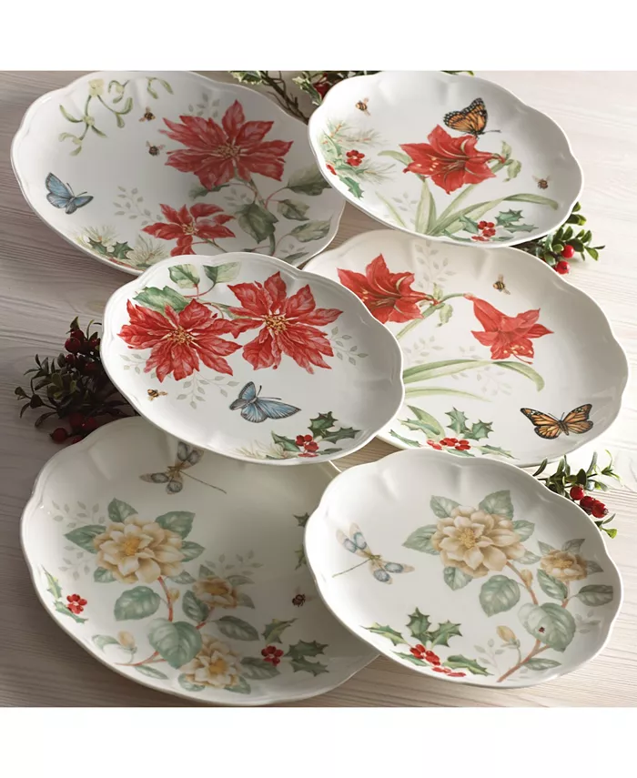 Lenox Butterfly Meadow Holiday 18-PC Dinnerware Set Service for 6