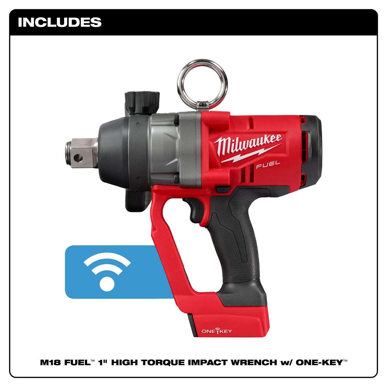 Milwaukee Tool 2867-20 Milwaukee M18 FUEL 1 in. High-Torque Impact Wrenches with ONE-KEY