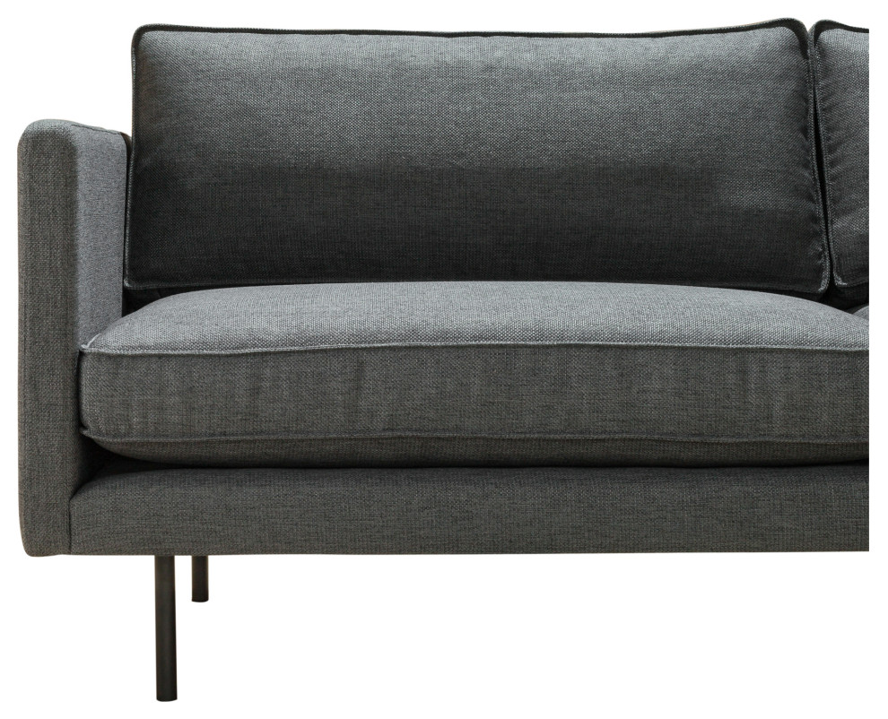 Raphael Sofa Anthracite   Midcentury   Sofas   by Kolibri Decor  Houzz