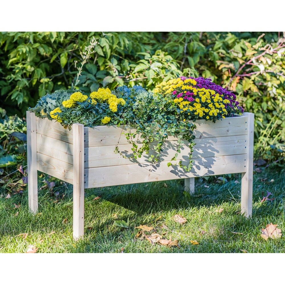 Zylina Raised Garden Planter Collection   Large   38 x 24 x 22