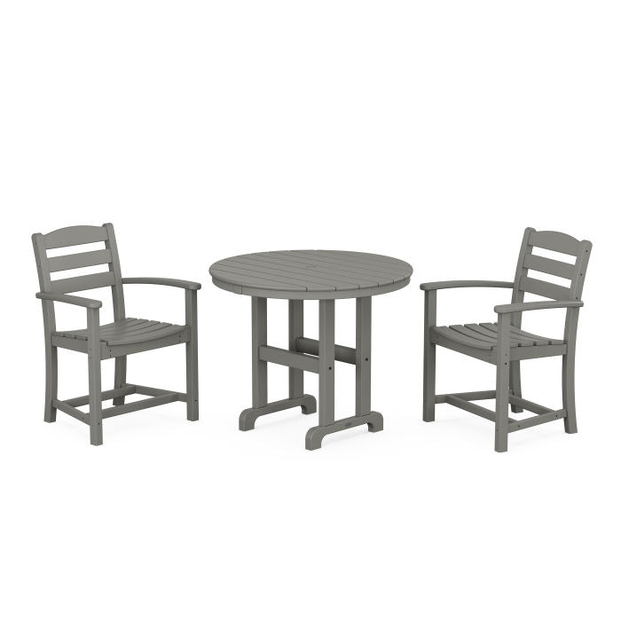 Polywood La Casa Café 3-Piece Round Dining Set PWS1332-1