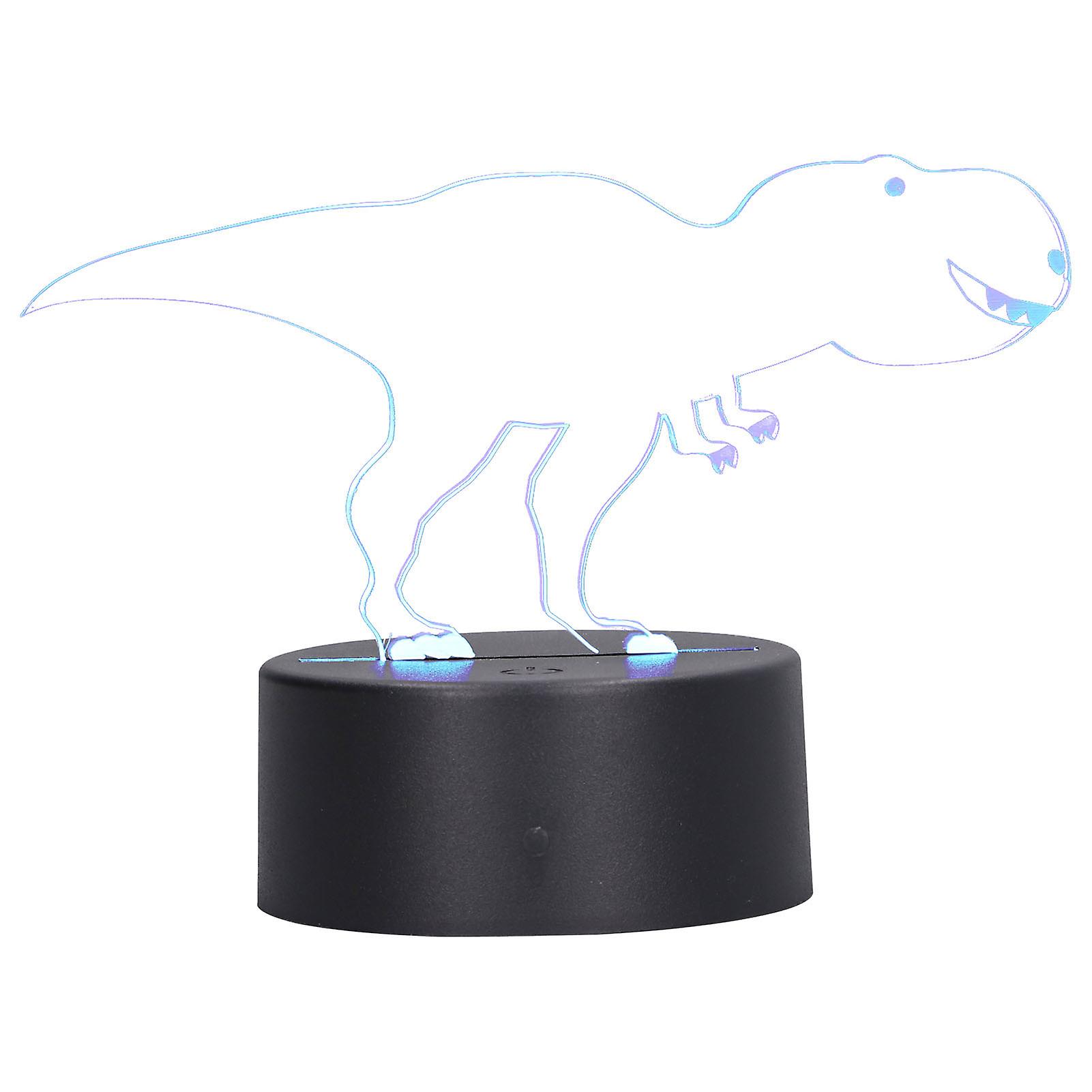 Led Night Light Colorful 3d Touch Led Tyrannosaurus Night Light Bedside Lamp Children's Birthday Gift