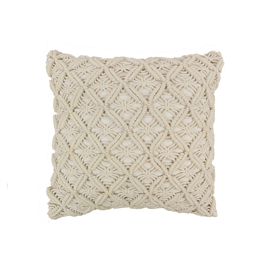 Donna Sharp Mountain Lodge Crochet Decorative Pillow