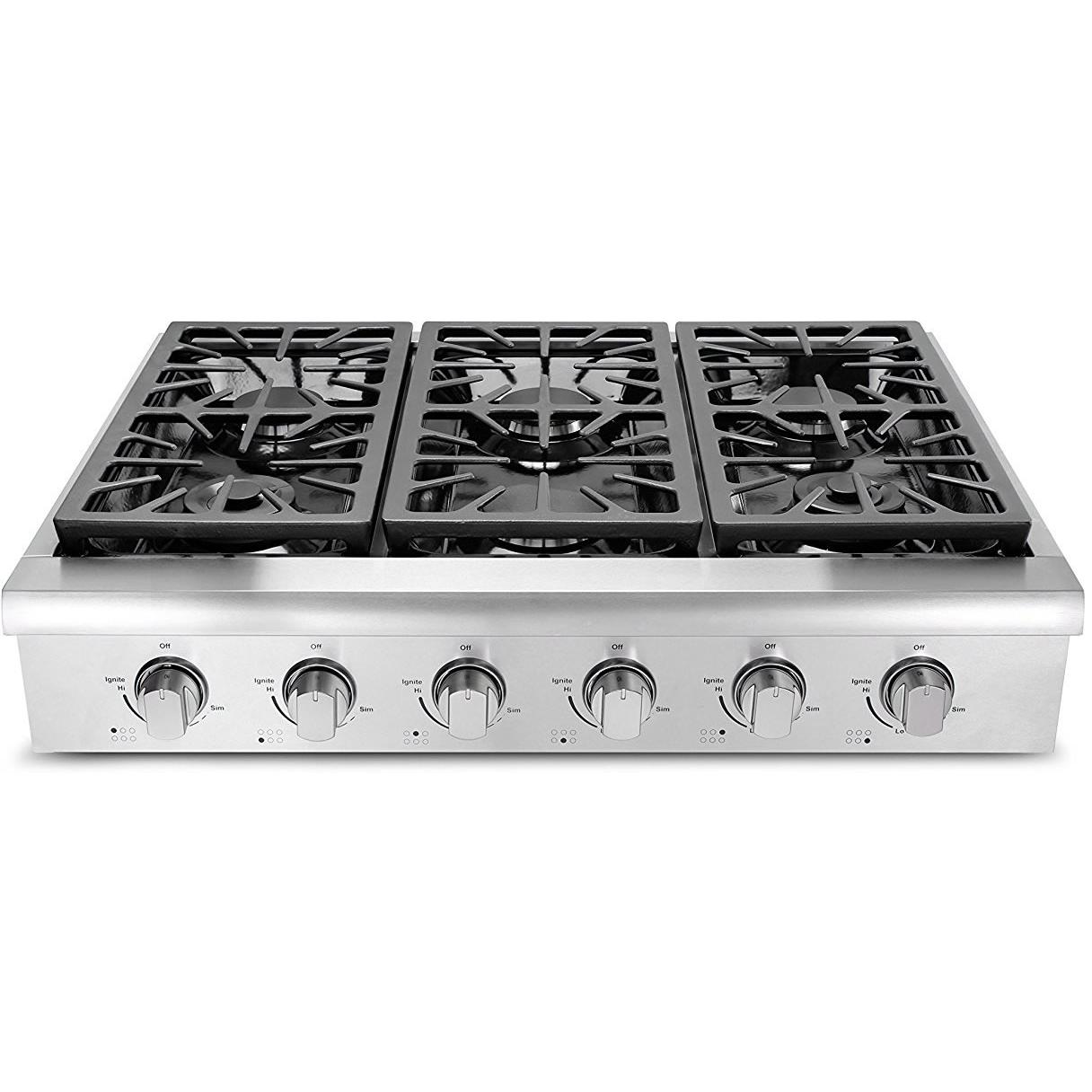 Thor Kitchen 36-inch Gas Rangetop HRT3618U