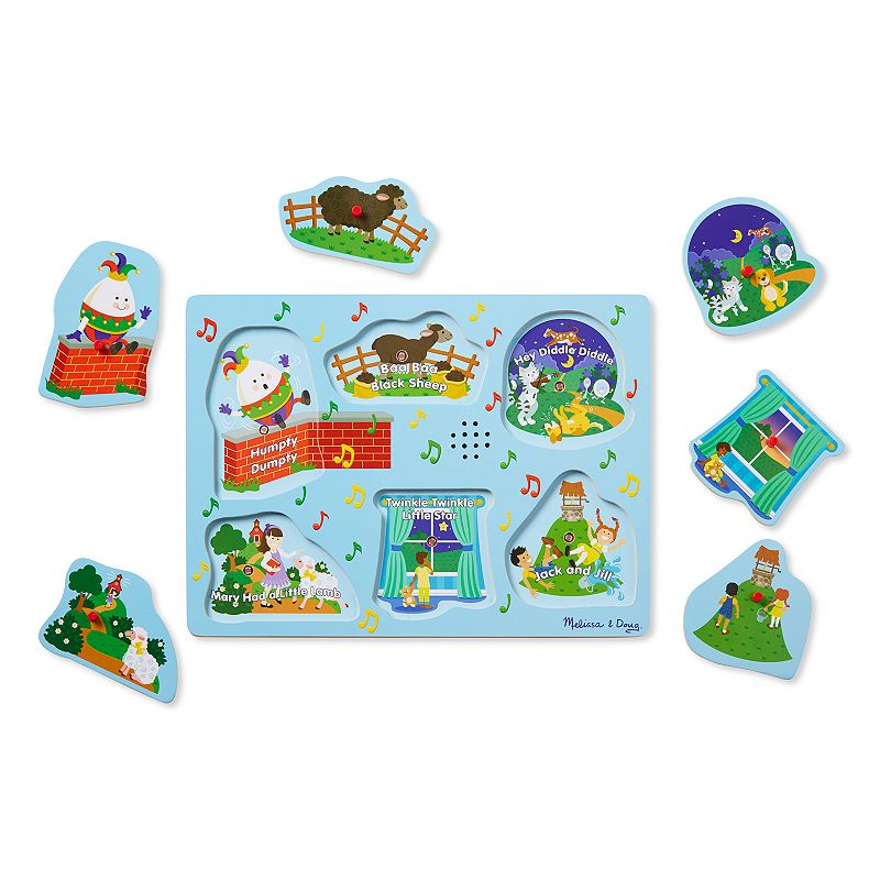 Melissa and Doug Nursery Rhymes 2 Sound Puzzle