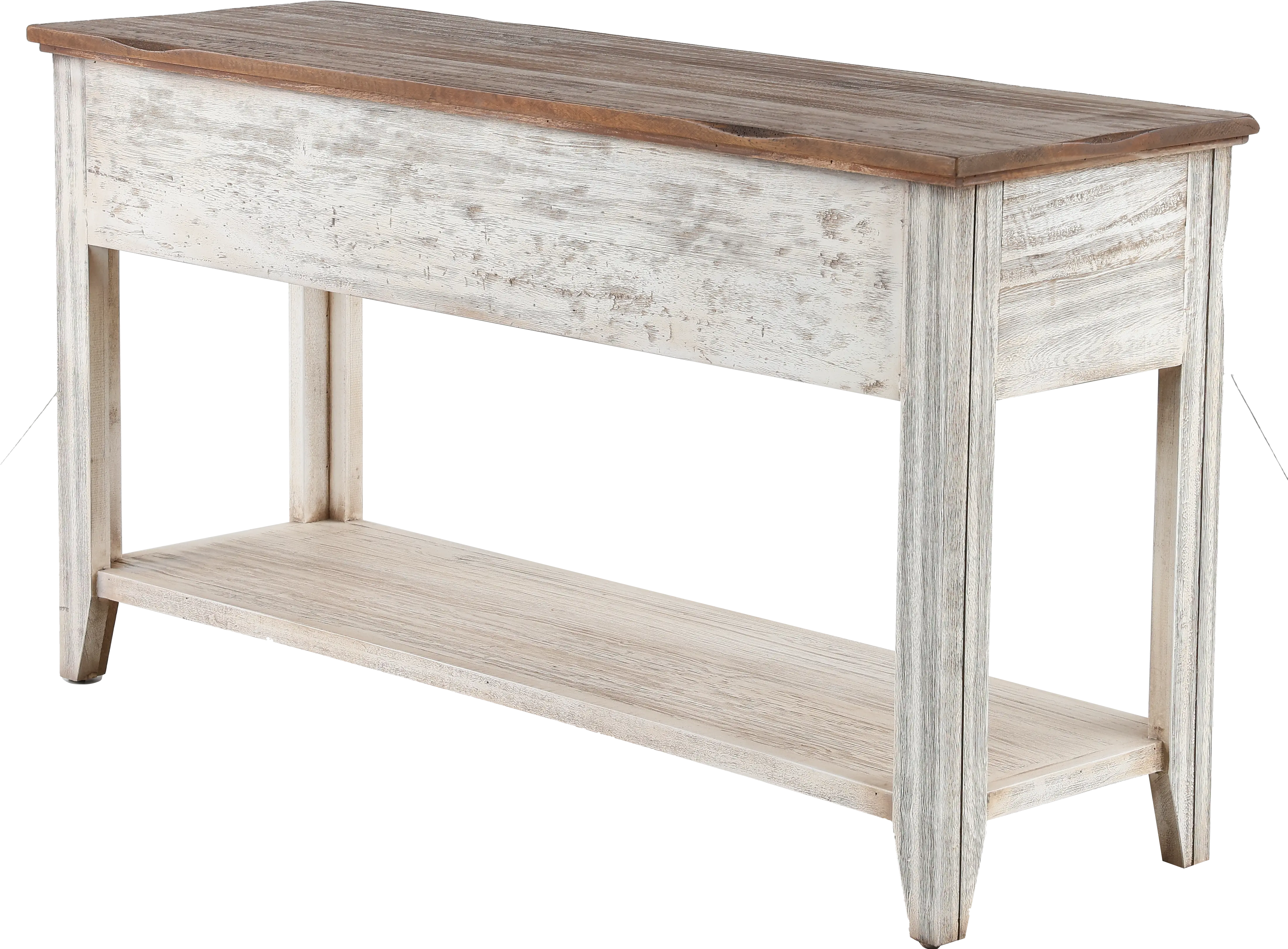 Sahara Brown Two-Tone Sofa Table