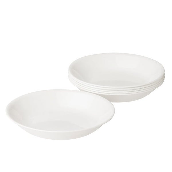 White， Set of 6， Pasta Bowls