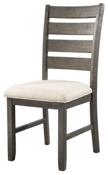 Picket House Furnishings Sullivan Side Chair in Dark Ash (Set of 2)   Transitional   Dining Chairs   by Homesquare  Houzz