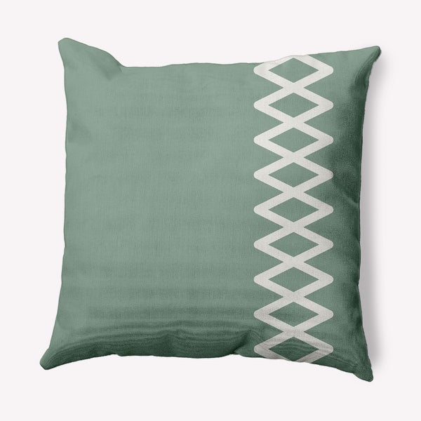 Zipper Stripe Nautical Indoor/Outdoor Throw Pillow