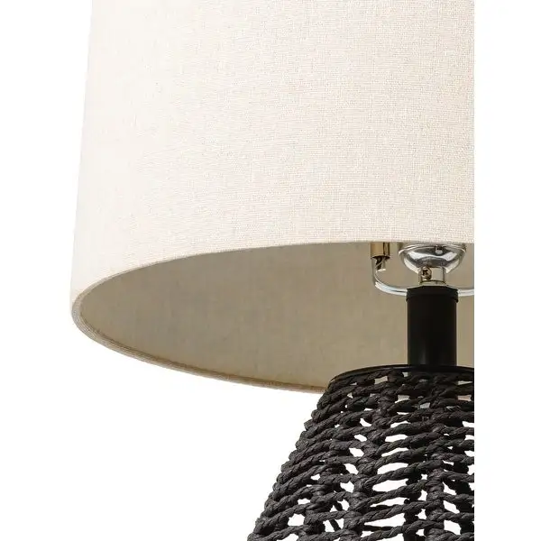 Cromwell Bohemian Paper Rattan Table Lamp - 26