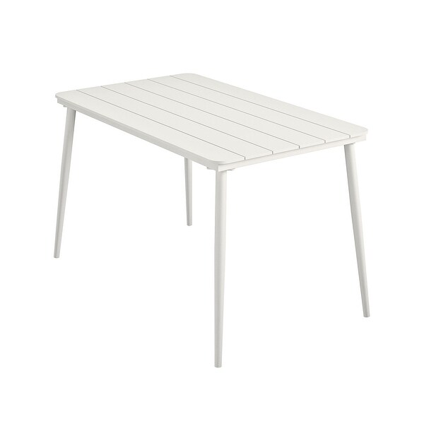 The Novogratz Poolside Gossip Collection April Rectangular Outdoor/Indoor Dining Table