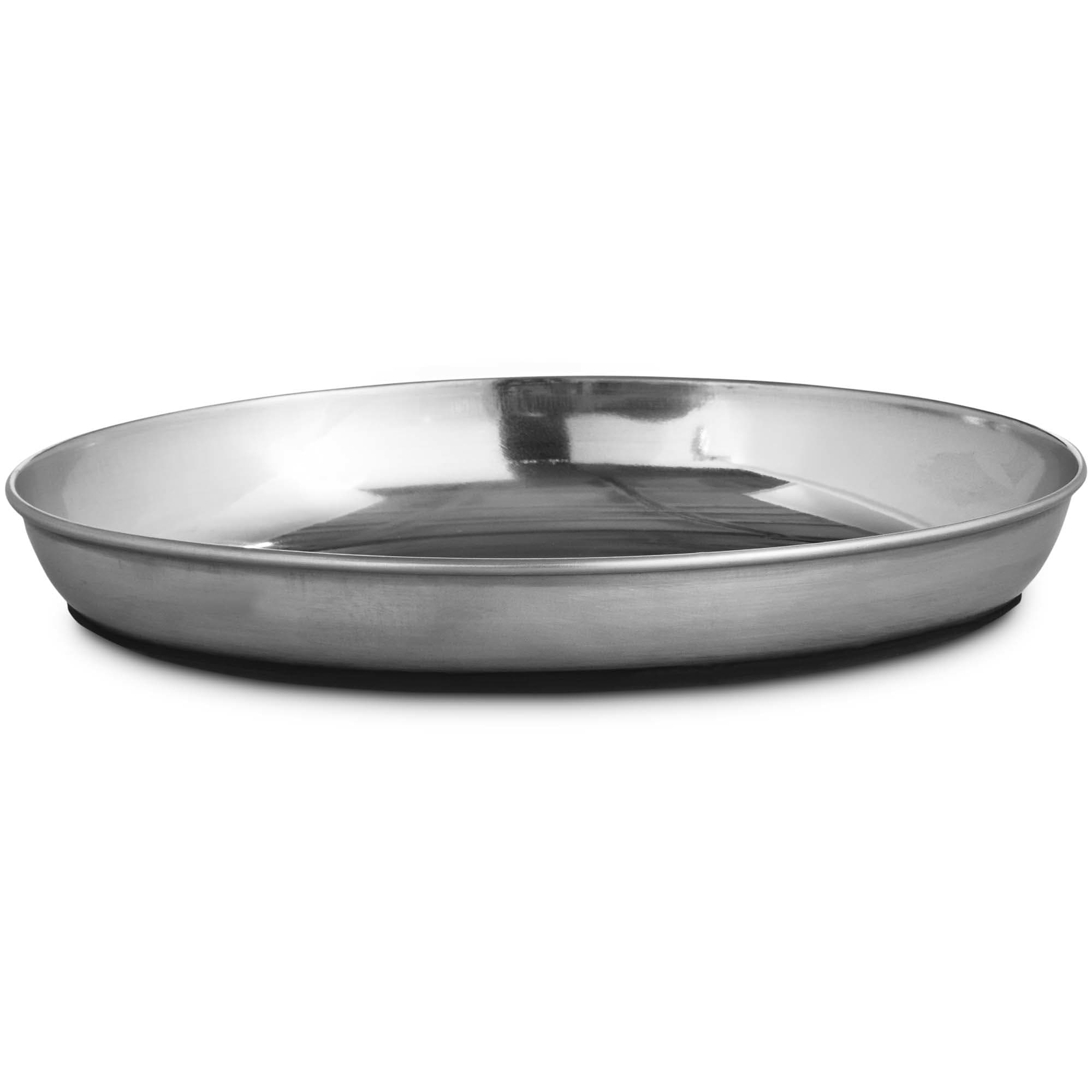 EveryYay Dining In Oval Stainless Steel Cat Bowl， 1.25 Cups