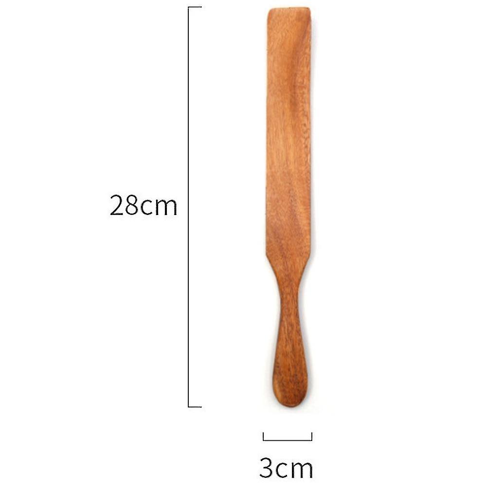 2023-5 Pcs Wooden Spurtles Set，natural Teak Kitchen Utensils Set， Nonstick Cooking Set For Stirring，