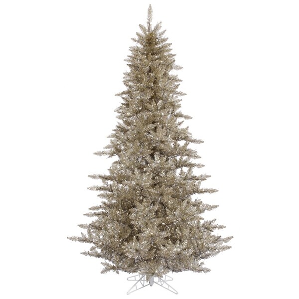 Vickerman 7.5' Champagne Fir Artificial Christmas Tree，Unlit