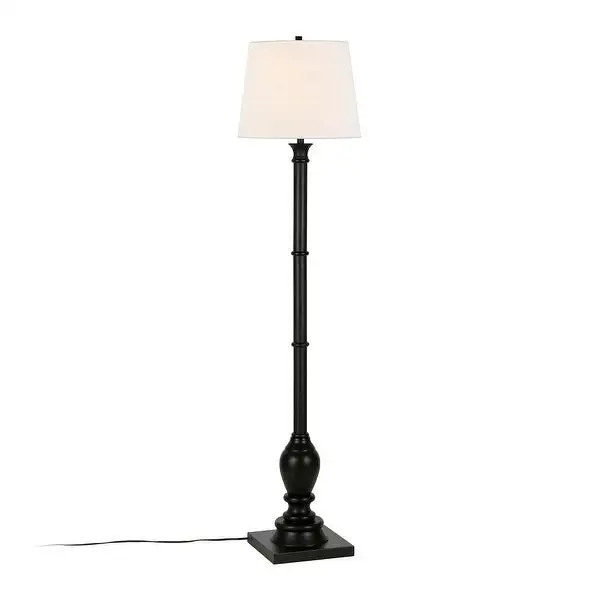 Minnie Farmhouse Blackened Bronze Lamp with Empire Shade